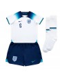 Billige England John Stones #5 Hjemmedraktsett Barn VM 2022 Kortermet (+ Korte bukser)